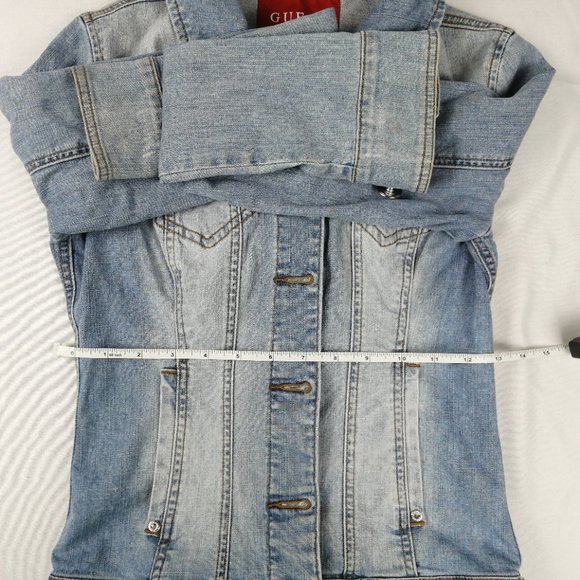 Jeans Jackets Guess Light Blue - Picture 6 of 9